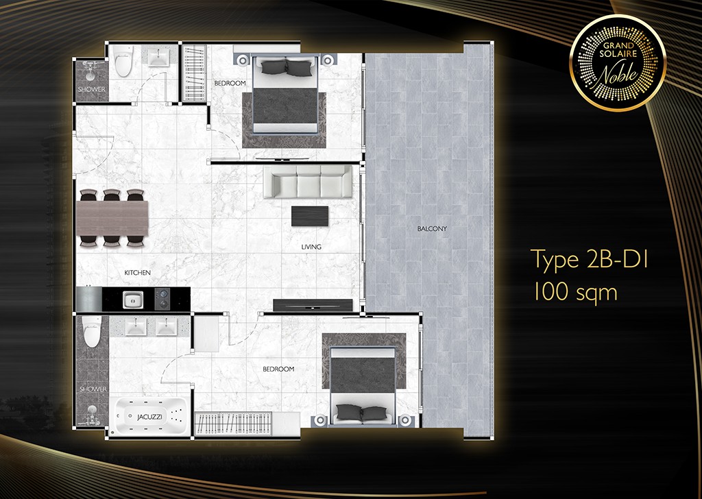 2-Bedroom D1